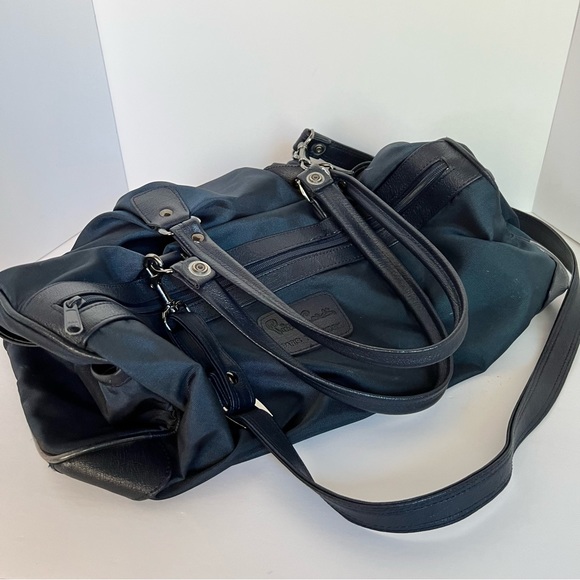 Vintage Pierre Cardin Nylon/Leather Duffel Bag - Picture 4 of 14